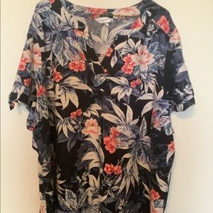 CJ BANKS LINEN SHIRT